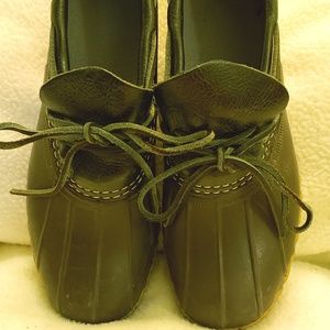 L.L. Bean Brown Rubber Moc